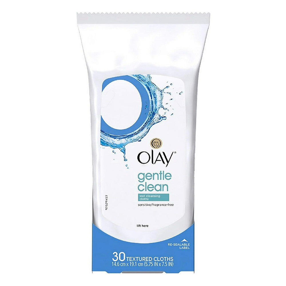 Olay Wet Cleansing Cloths, Sensitive Skin - 30 Ea